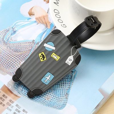 Luggage Tag || PVC luggage soft glue tag || Bag Tag || Backpack Tag || Tags_img_2