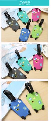 Luggage Tag || PVC luggage soft glue tag || Bag Tag || Backpack Tag || Tags_img_6