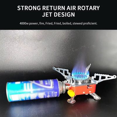 K202-A Card Type Portable and Foldable Camping Stove with Free Gas Can_img_4