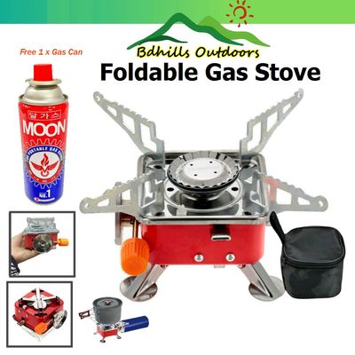 K202-A Card Type Portable and Foldable Camping Stove with Free Gas Can_img_9