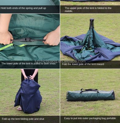 Double Layer 4 Person Automatic Tent and Canopy  4 person tent_img_5