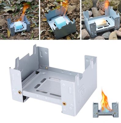 Foldable Card Type Solid Fuel Stov with 1 Pack Free Hexamine Fuel_img_6