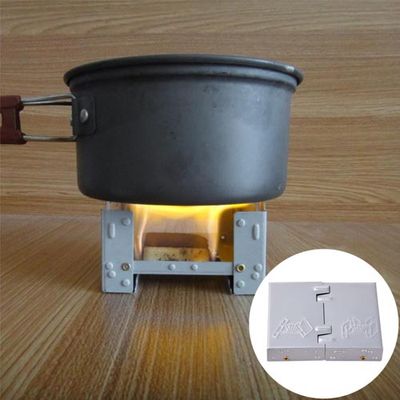 Foldable Card Type Solid Fuel Stov with 1 Pack Free Hexamine Fuel_img_8