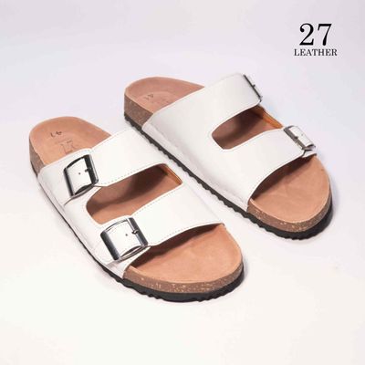 Arizona Premium Leather Sandal(White)_img_2