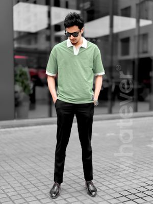 OLD MONEY PK WASH POLO (Light Green)_img_5