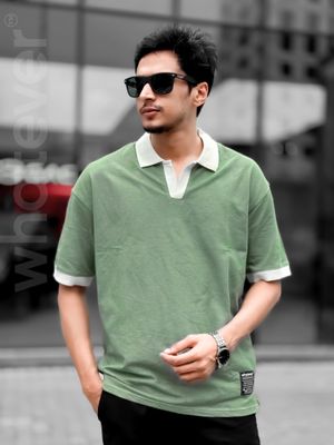OLD MONEY PK WASH POLO (Light Green)_img_2