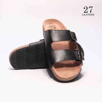 Arizona Premium Leather Sandal(Black)_img_2