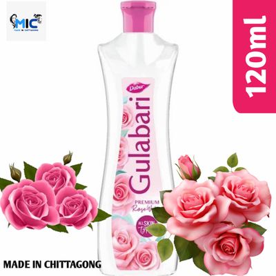 Dabur Gulabari Premium Rose Water, For Glowing,Radiant Skin, Packaging Size: 120 ml_img_0