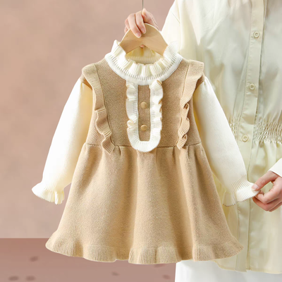 Baby Girls Knitted Soft, Stylish & Cozy Winter Dress (6 months to 5 years) for ANGEL_img_4