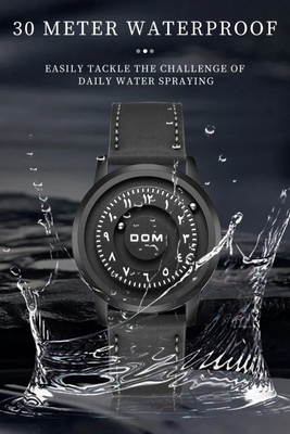 DOM 1769 Solar System Magnetic Watch - Black_img_1