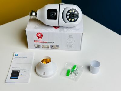Dual Lens V380 Pro PTZ Bulb IP Night Vision Camera আই পি ক্যামেরা   ।_img_1