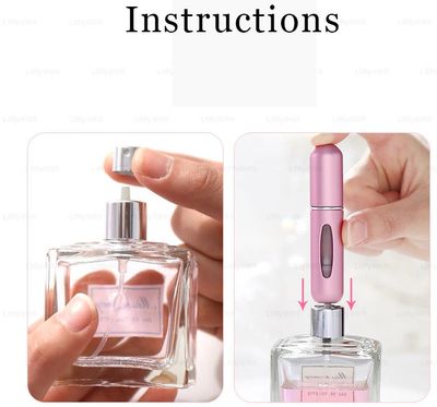 5ml Portable Mini Refillable Perfume Bottle / Body spray refill bottle / Refill bottle spray / Mini perfume bottle for travel / Pocket perfume bottle_img_3
