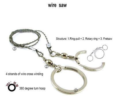 Survival wire chain saw for Camping and outdoors_img_3