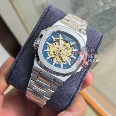 Patek Philippe | SS Body | Automatic Movement | Silver with blue dial_img_0