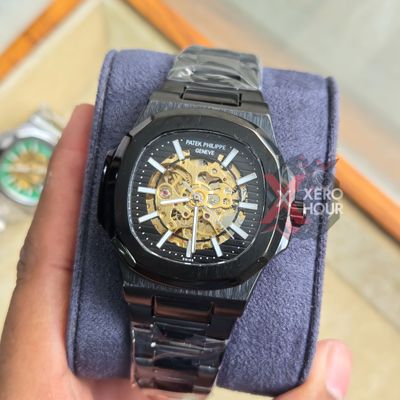 Patek Philippe | SS Body | Automatic Movement | Silver with black_img_1