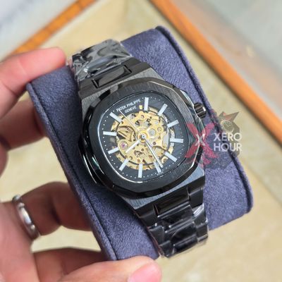 Patek Philippe | SS Body | Automatic Movement | Silver with black_img_0