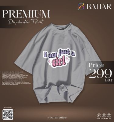 Oversized T-Shirt (I am just a girl)_img_4