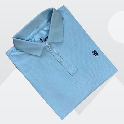 Red Tape Men's Sky Blue Polo T-shirt_img_0