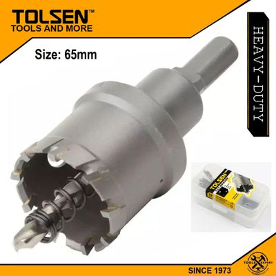 TOLSEN TCT Hole Saw (14mm to 75mm) Special Carbide tip 3 - Ply Cutters For Metal_img_22