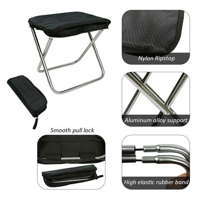 Aluminum Alloy Mini Folding Stool Chair for Camping and Outdoors / Fishing Chair_img_1