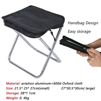 Aluminum Alloy Mini Folding Stool Chair for Camping and Outdoors / Fishing Chair_img_4