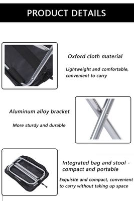 Aluminum Alloy Mini Folding Stool Chair for Camping and Outdoors / Fishing Chair_img_5