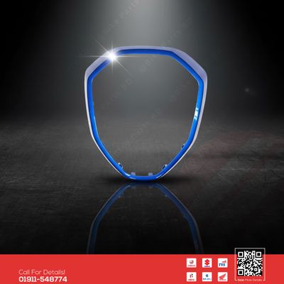 Headlight Housing Cover (Blue) for Suzuki Gixxer (New Model) bike._img_0