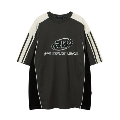 American vintage style oversized aw spiky head t shirt_img_1