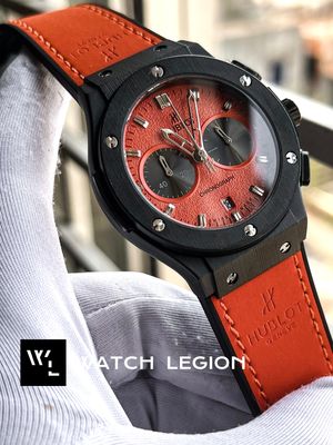 HUBLOT CLASSIC FUSION BLACK CASE ORANGE BELT ORANGE DIAL V2_img_1