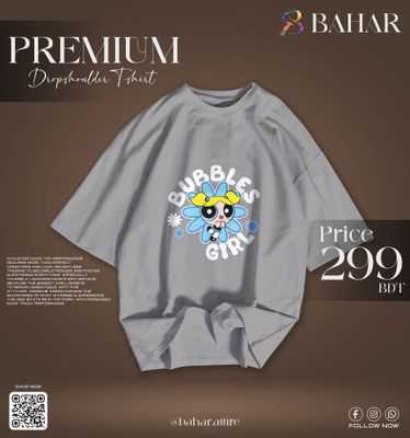 Oversized T-Shirt (Bubbles Girl)_img_2