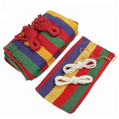 Single Person Chinese Canvas Fabric Hammok - 120kg Capacity_img_5