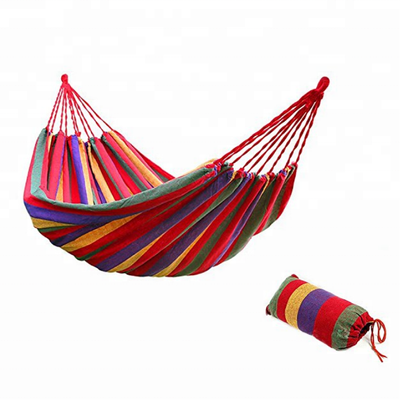 Single Person Chinese Canvas Fabric Hammok - 120kg Capacity_img_8