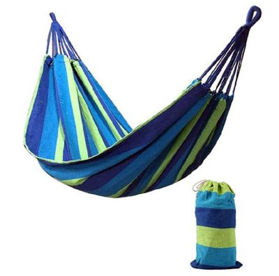 Single Person Chinese Canvas Fabric Hammok - 120kg Capacity_img_10