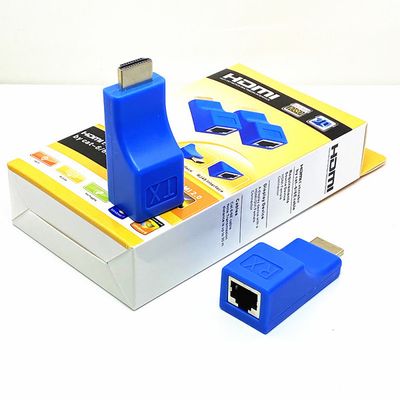 HDMI to RJ45 - HDMI 30M Extender HD audio and video extender CAT-6 RJ45 to HDMI (1 pair)_img_0