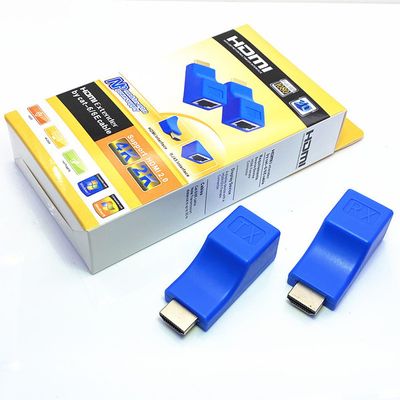 HDMI to RJ45 - HDMI 30M Extender HD audio and video extender CAT-6 RJ45 to HDMI (1 pair)_img_3