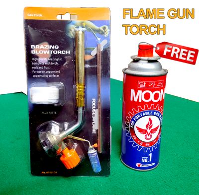 butane gas torch for BBQ  - Flame Gun Torch - Gas welding tool- Tube gas Welding tool-  with with free gas can_img_0