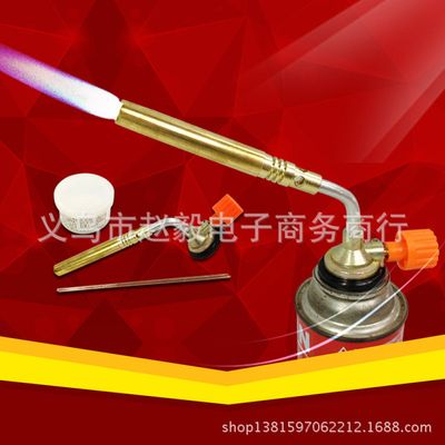 butane gas torch for BBQ  - Flame Gun Torch - Gas welding tool- Tube gas Welding tool-  with with free gas can_img_2