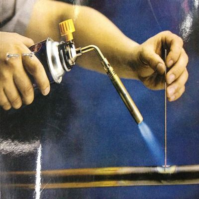 butane gas torch for BBQ  - Flame Gun Torch - Gas welding tool- Tube gas Welding tool-  with with free gas can_img_3
