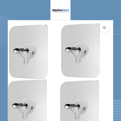 10pcs- Free Wall Hook Screw Adhesive Non Trace No Drilling Wall Installation Hook_img_2