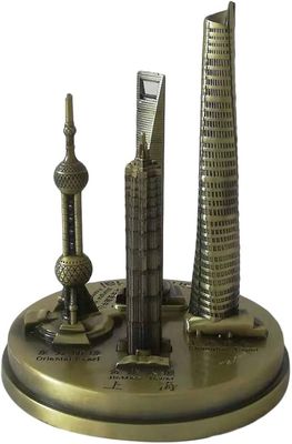 Shanghai Skyline Architecture Model Replica - Collectible Souvenir Building Decoration for Office or Home_img_1