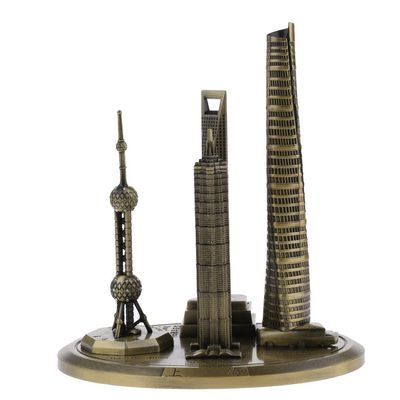 Shanghai Skyline Architecture Model Replica - Collectible Souvenir Building Decoration for Office or Home_img_2