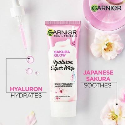 Garnier Sakura Glow Hyaluron Face Wash_img_2