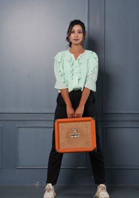 Mint Green Ruffle Top - Stylish & Comfortable_img_0