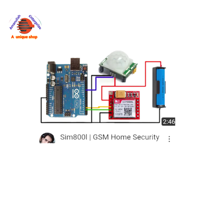 (CODE -27) AUTOMATED SECURITY SYSTEM USING GSM MODULES 800L, PIR MOTION SENSOR & ARDUINO NANO._img_6