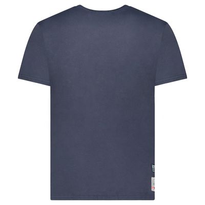 Canadian Peak JOFFROYEAK Homme - T-Shirt Col Rond avec Impressions et Drapeau Marine_img_3