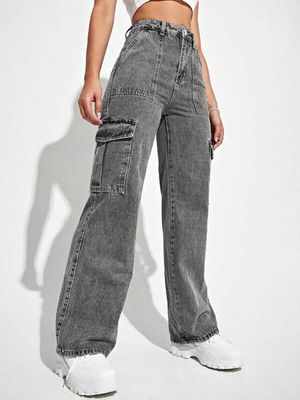 Grey Cargo Denim_img_1