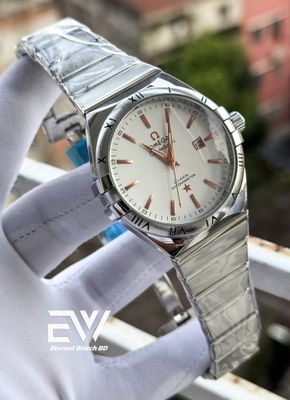 OMEGA WHITE DIAL RG DIGIT SILVER BODY_img_0