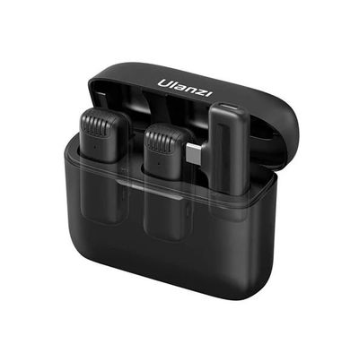 Ulanzi J12 Dual Wireless Microphone for Android With Charging Case For Type-C মাইক্রোফোন ।_img_0