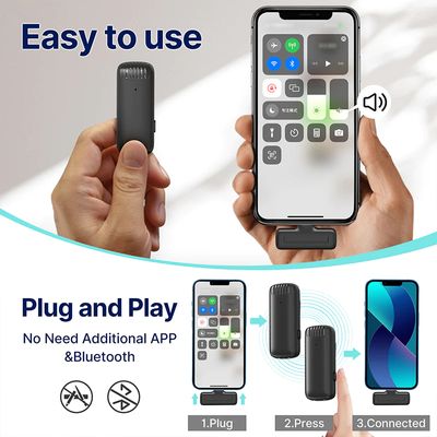 Ulanzi J12 Dual Wireless Microphone for Android With Charging Case For Type-C মাইক্রোফোন ।_img_1