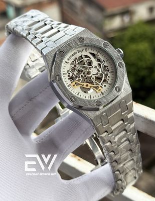 AP AUTOMATIC WHITE DIAL SILVER CASE_img_0